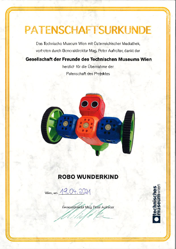 Patenschaftsurkunde
